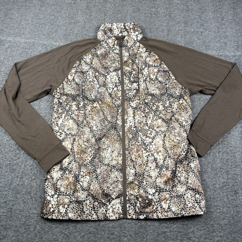 Badlands Ovis Merino Sweater Mens XL Camo Insulated Full Zip Hunt Hunting